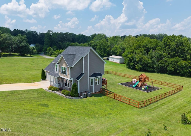 3128 Bramblegate Dr, Mebane, NC 27302 - aerial view of property and surrounding area