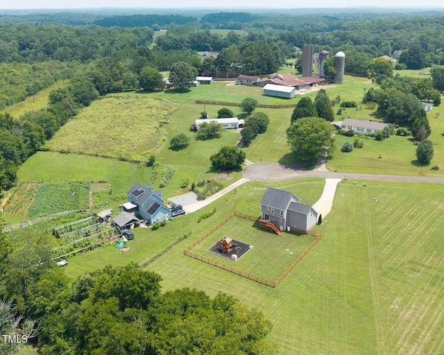 3128 Bramblegate Dr, Mebane, NC 27302 - overview of rural landscape featuring agricultural land