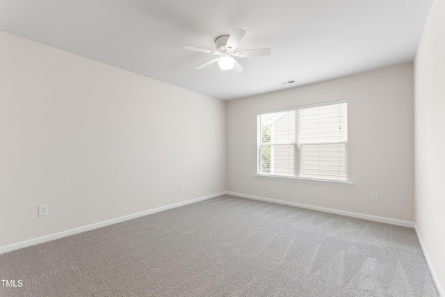 1320 Cozy Oak Ave, Cary, NC 27519 - unfurnished room with light carpet and ceiling fan