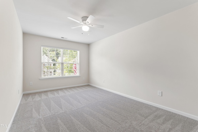 1320 Cozy Oak Ave, Cary, NC 27519 - carpeted spare room with ceiling fan and baseboards