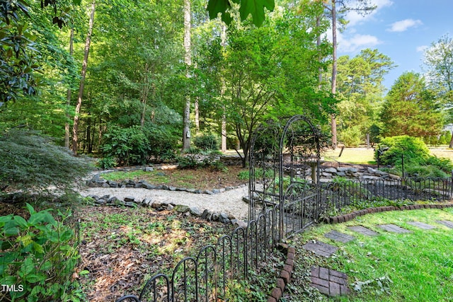 9009 Hometown Dr, Raleigh, NC 27615 - view of yard