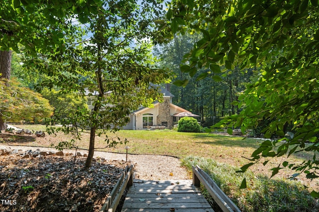 9009 Hometown Dr, Raleigh, NC 27615 - view of green lawn
