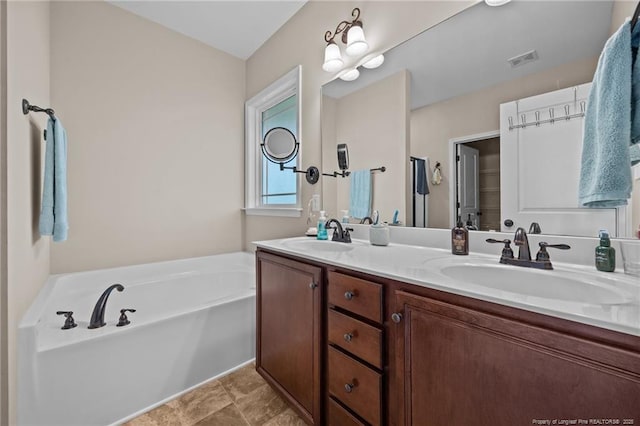 34 Westchester Ln, Angier, NC 27501 - full bath with double vanity and a bath