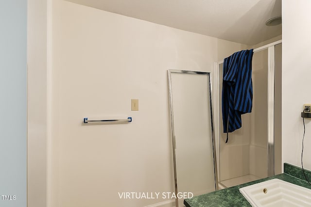 3610 Long Ridge Rd, Durham, NC 27703 - full bath featuring a shower stall and a sink