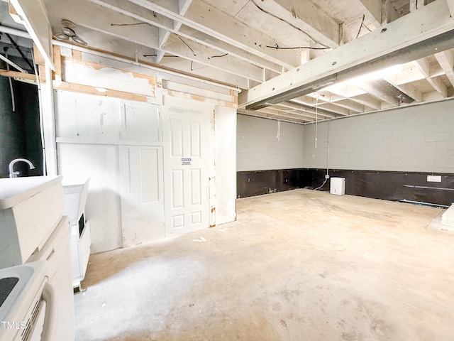 3323 Baugh St, Raleigh, NC 27604 - view of unfinished below grade area