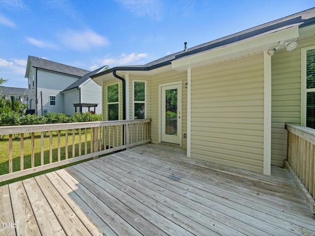 115 Snowy Orchid Ln, Smithfield, NC 27577 - view of wooden deck