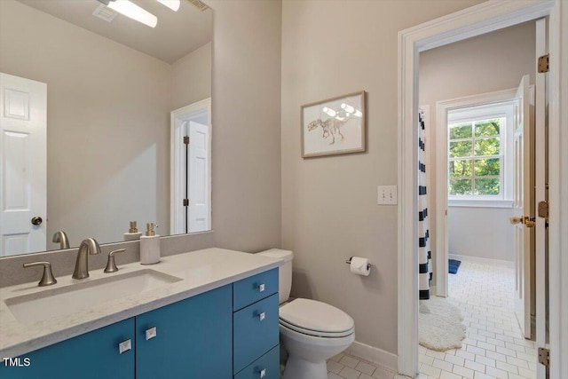 1054 Canterbury Ln, Chapel Hill, NC 27517 - full bath featuring tile patterned floors and vanity
