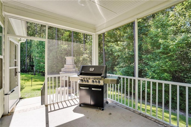 116 School Side Dr, Spring Lake, NC 28390 - view of sunroom