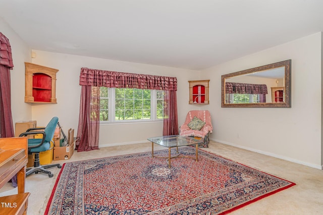 612 Locust Ln, Raleigh, NC 27603 - carpeted office space featuring baseboards