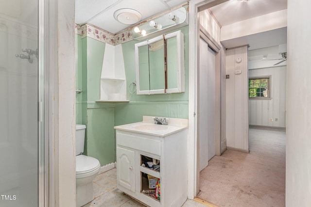 612 Locust Ln, Raleigh, NC 27603 - full bath with vanity and a shower with door