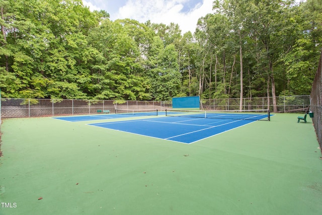 701 Bennington Dr, Raleigh, NC 27615 - view of tennis court