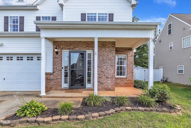 3119 Guiding Light Rd, Raleigh, NC 27610 - entrance to property featuring brick siding and covered porch