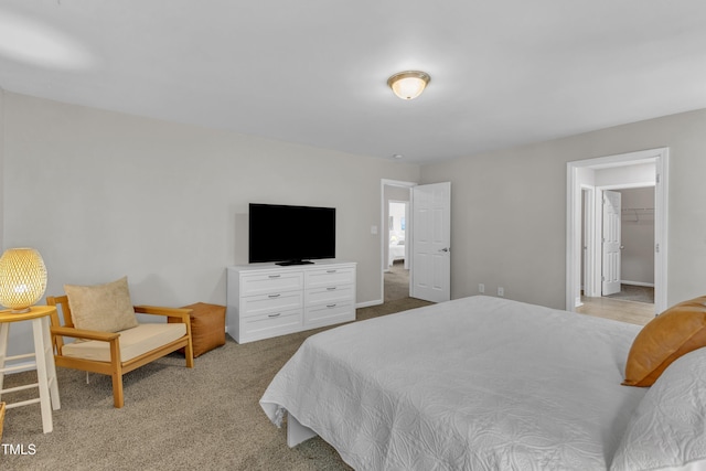 3119 Guiding Light Rd, Raleigh, NC 27610 - bedroom featuring carpet flooring and a spacious closet