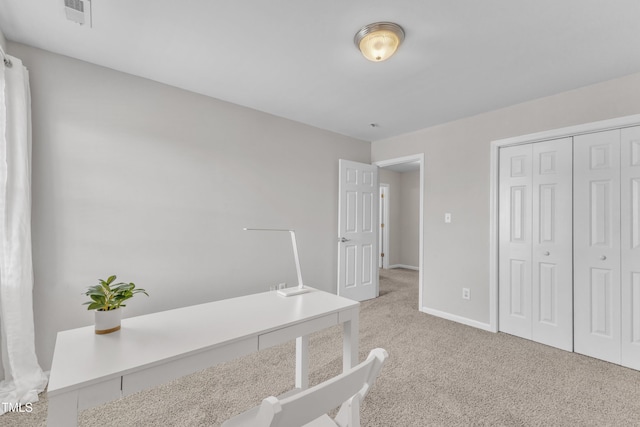 3119 Guiding Light Rd, Raleigh, NC 27610 - unfurnished office featuring light carpet and baseboards