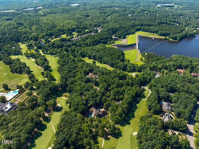 2602 Vintage Hill Ct, Durham, NC 27712 - view of property location with a nearby body of water and a local golf course