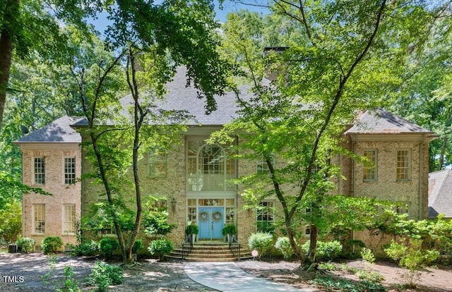 2602 Vintage Hill Ct, Durham, NC 27712 - view of front of house with brick siding