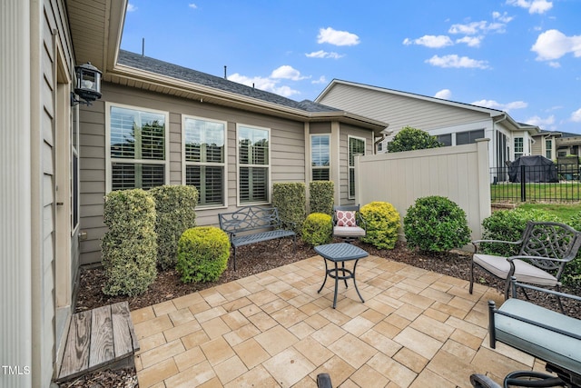 1409 Pulitzer Ln, Durham, NC 27703 - view of patio