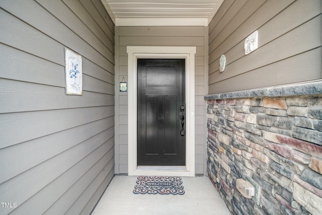 1409 Pulitzer Ln, Durham, NC 27703 - entrance to property with stone siding