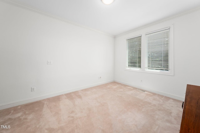 115 Loch Vale Ln, Cary, NC 27518 - carpeted spare room featuring ornamental molding and baseboards