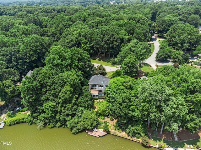 115 Loch Vale Ln, Cary, NC 27518 - drone / aerial view of a large body of water