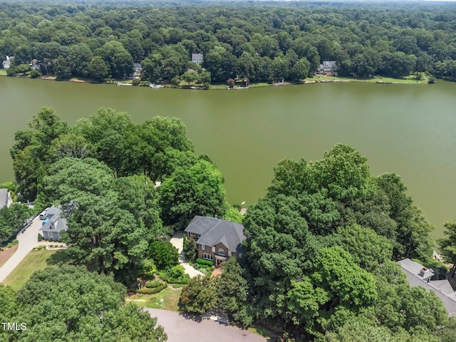 115 Loch Vale Ln, Cary, NC 27518 - drone / aerial view of a large body of water