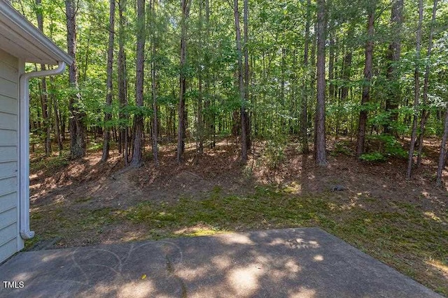 303 Saint Thomas Dr, Chapel Hill, NC 27517 - view of yard with a view of trees