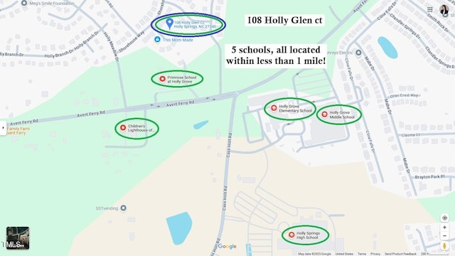 108 Holly Glen Ct, Holly Springs, NC 27540 - map / location