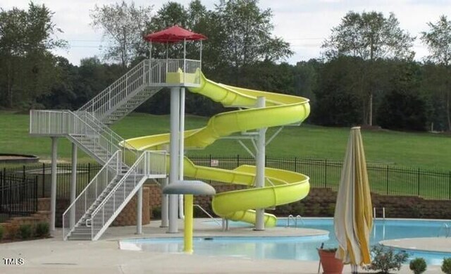 108 Holly Glen Ct, Holly Springs, NC 27540 - community jungle gym with stairs and a community pool