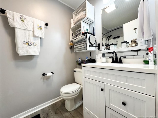 133 Bonnell Ct, Cary, NC 27511 - bathroom with wood finished floors and vanity