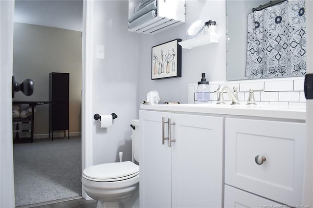 133 Bonnell Ct, Cary, NC 27511 - full bath featuring toilet and vanity