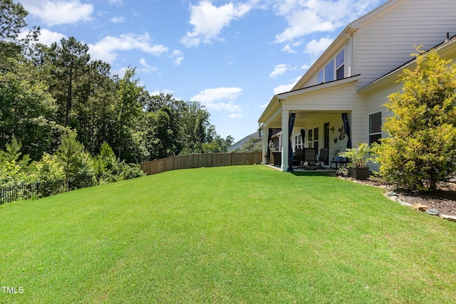 1502 Spring Overlook Ln, Hillsborough, NC 27278 - fenced backyard with a patio area