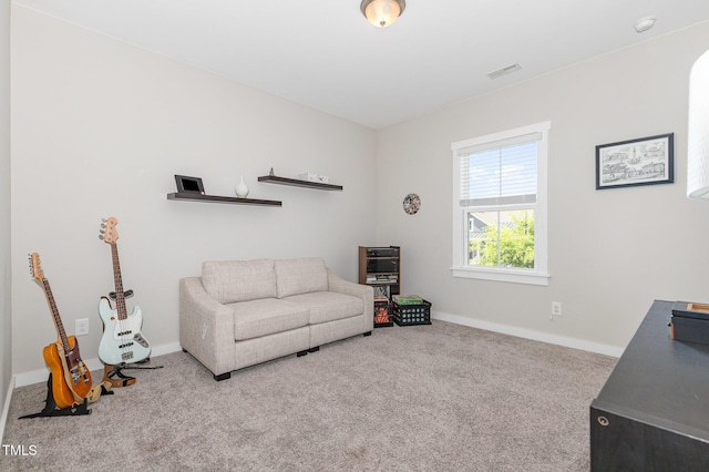 1502 Spring Overlook Ln, Hillsborough, NC 27278 - carpeted living room with baseboards