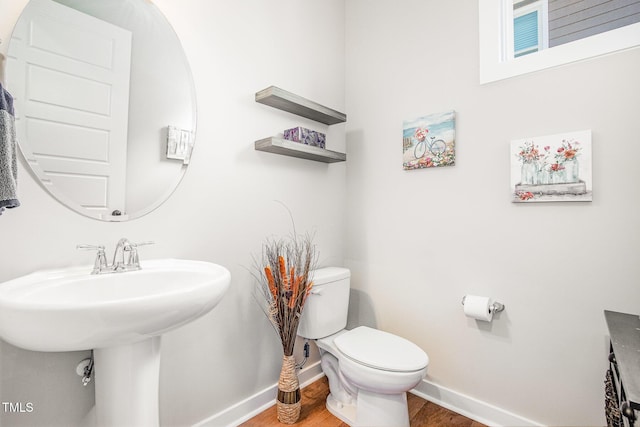 1502 Spring Overlook Ln, Hillsborough, NC 27278 - bathroom featuring baseboards and wood finished floors