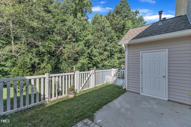 11309 Shadow Elms Ln, Raleigh, NC 27614 - view of yard featuring a patio