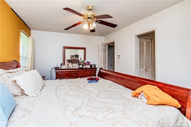 11821 N NC Highway 41, Lumberton, NC 28358 - bedroom with ceiling fan