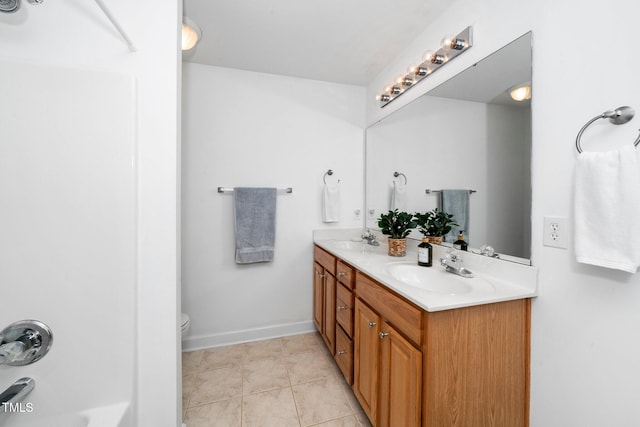 104 Homegate Cir, Apex, NC 27502 - full bathroom with double vanity and toilet
