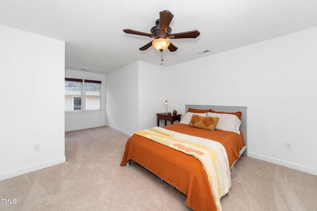 104 Homegate Cir, Apex, NC 27502 - carpeted bedroom with baseboards and a ceiling fan