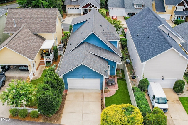 104 Homegate Cir, Apex, NC 27502 - aerial perspective of suburban area