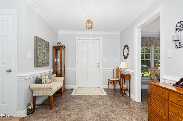 165 Baron Cir, Youngsville, NC 27596 - entryway with ornamental molding