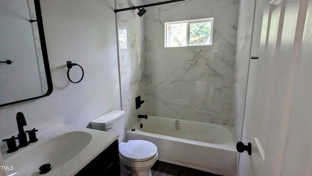 109 N Dunn St, Angier, NC 27501 - full bathroom featuring washtub / shower combination and vanity