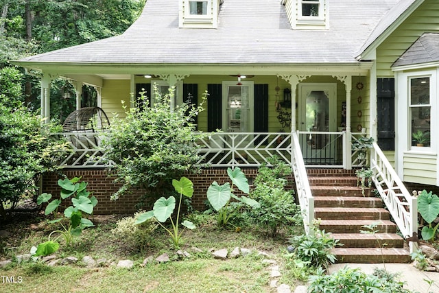 7216 Rabbit Run, Wake Forest, NC 27587 - view of front of home with covered porch