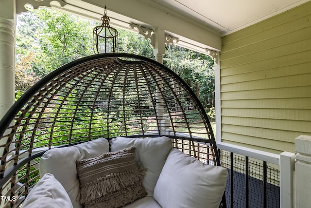 7216 Rabbit Run, Wake Forest, NC 27587 - view of balcony