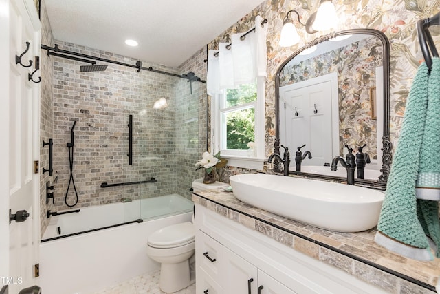 7216 Rabbit Run, Wake Forest, NC 27587 - full bath featuring vanity and combined bath / shower with glass door