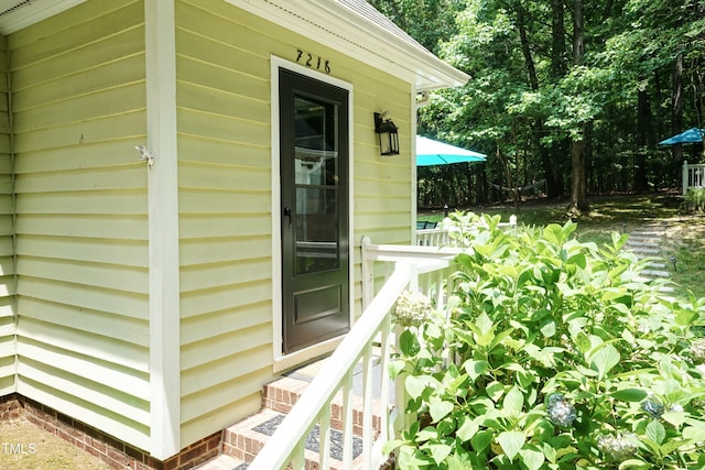 7216 Rabbit Run, Wake Forest, NC 27587 - property entrance