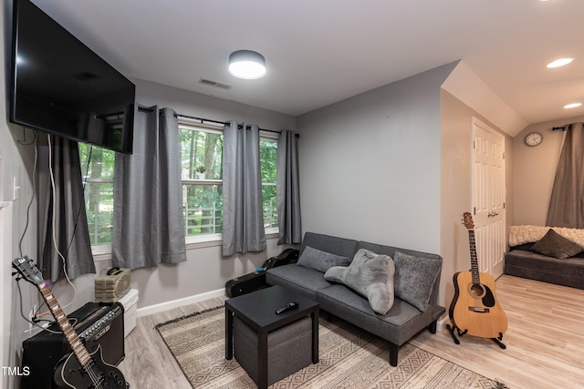 7216 Rabbit Run, Wake Forest, NC 27587 - living area featuring wood finished floors and recessed lighting