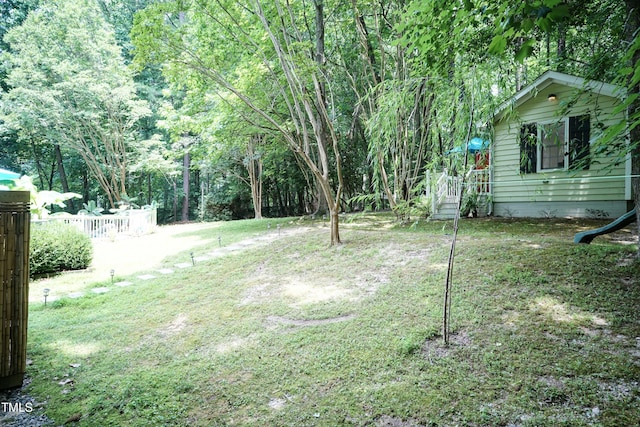 7216 Rabbit Run, Wake Forest, NC 27587 - view of yard