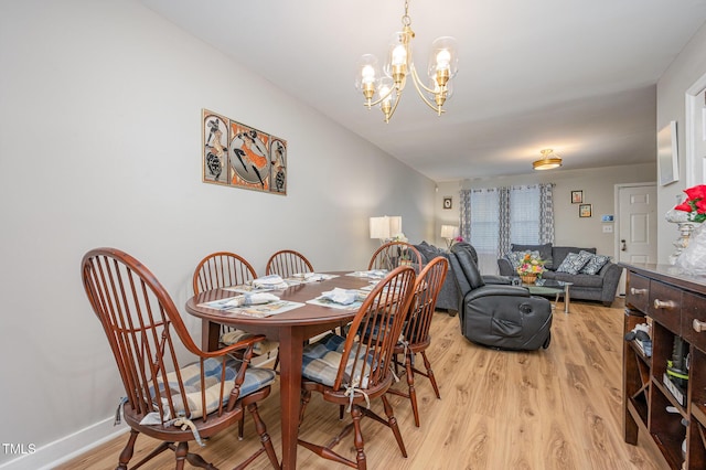 3622 Colchester St Unit 17, Durham, NC 27707 - dining space featuring a chandelier and light wood finished floors