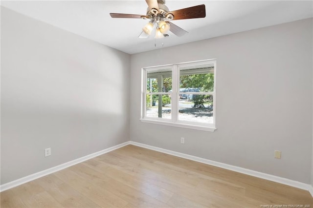 1809 Wendover Dr, Fayetteville, NC 28304 - spare room with light wood-style floors and ceiling fan