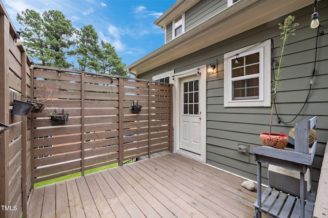 1819 Nixon St, Durham, NC 27707 - view of wooden deck