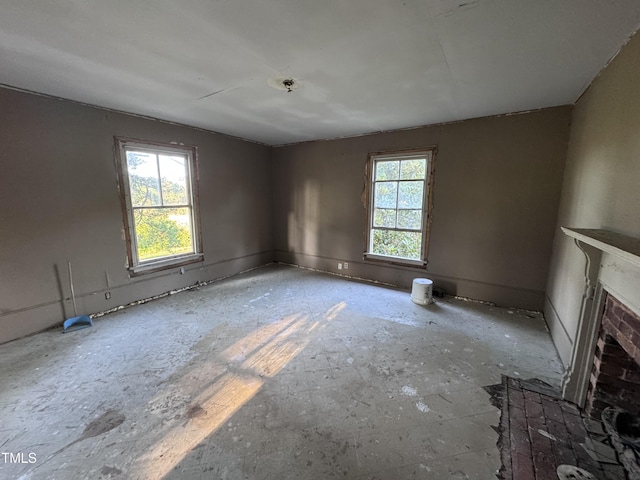 12670 School House Rd, Middlesex, NC 27557 - spare room with a fireplace